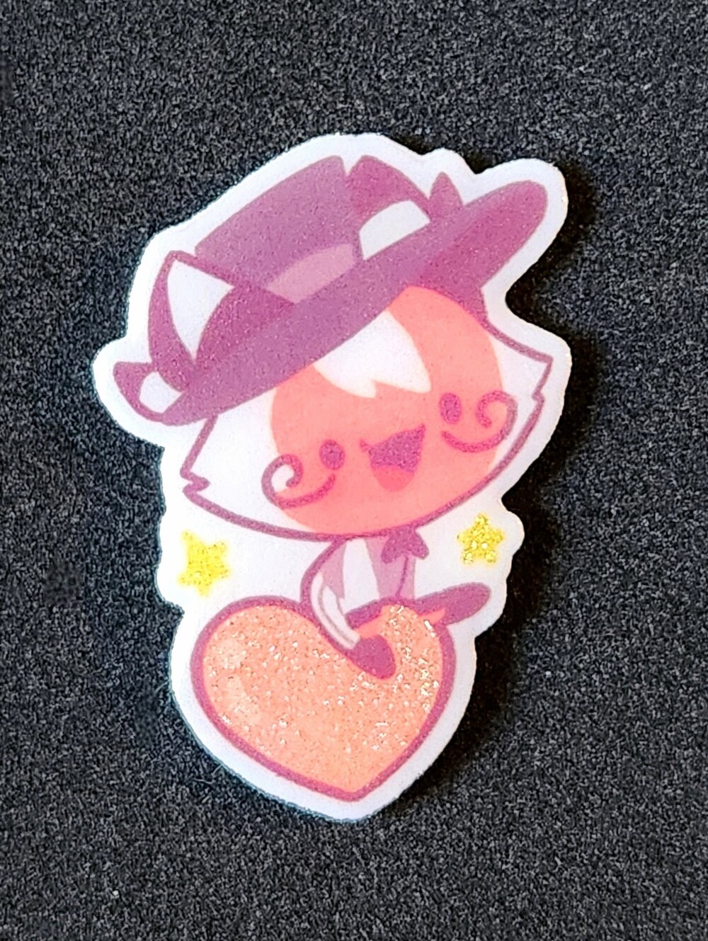 Wacky Williford Glitter Pin - Helluva Boss